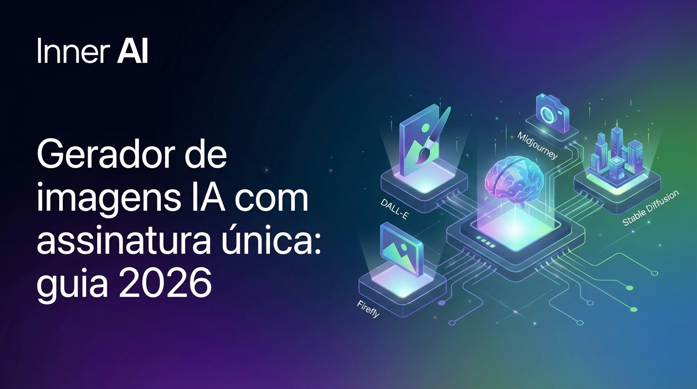 Gerador de imagens IA com assinatura única: guia 2026
