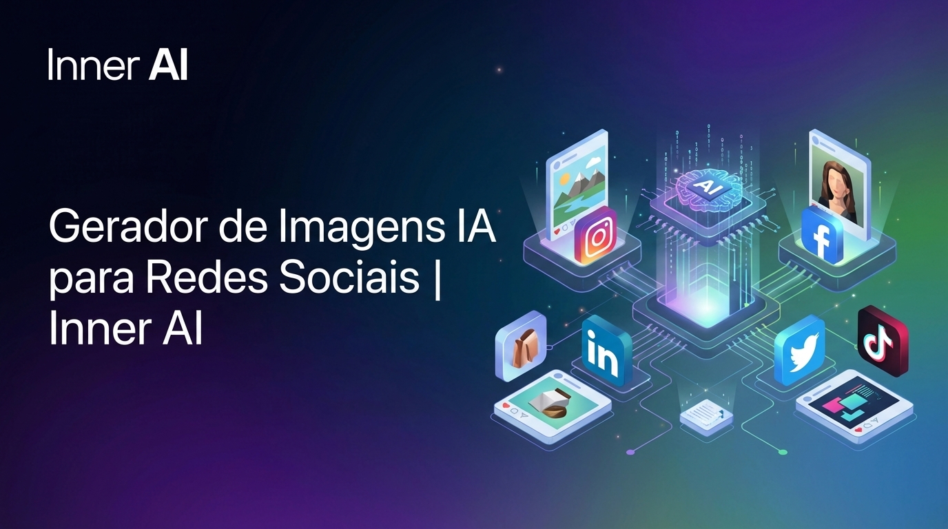 Gerador de imagens IA para redes sociais